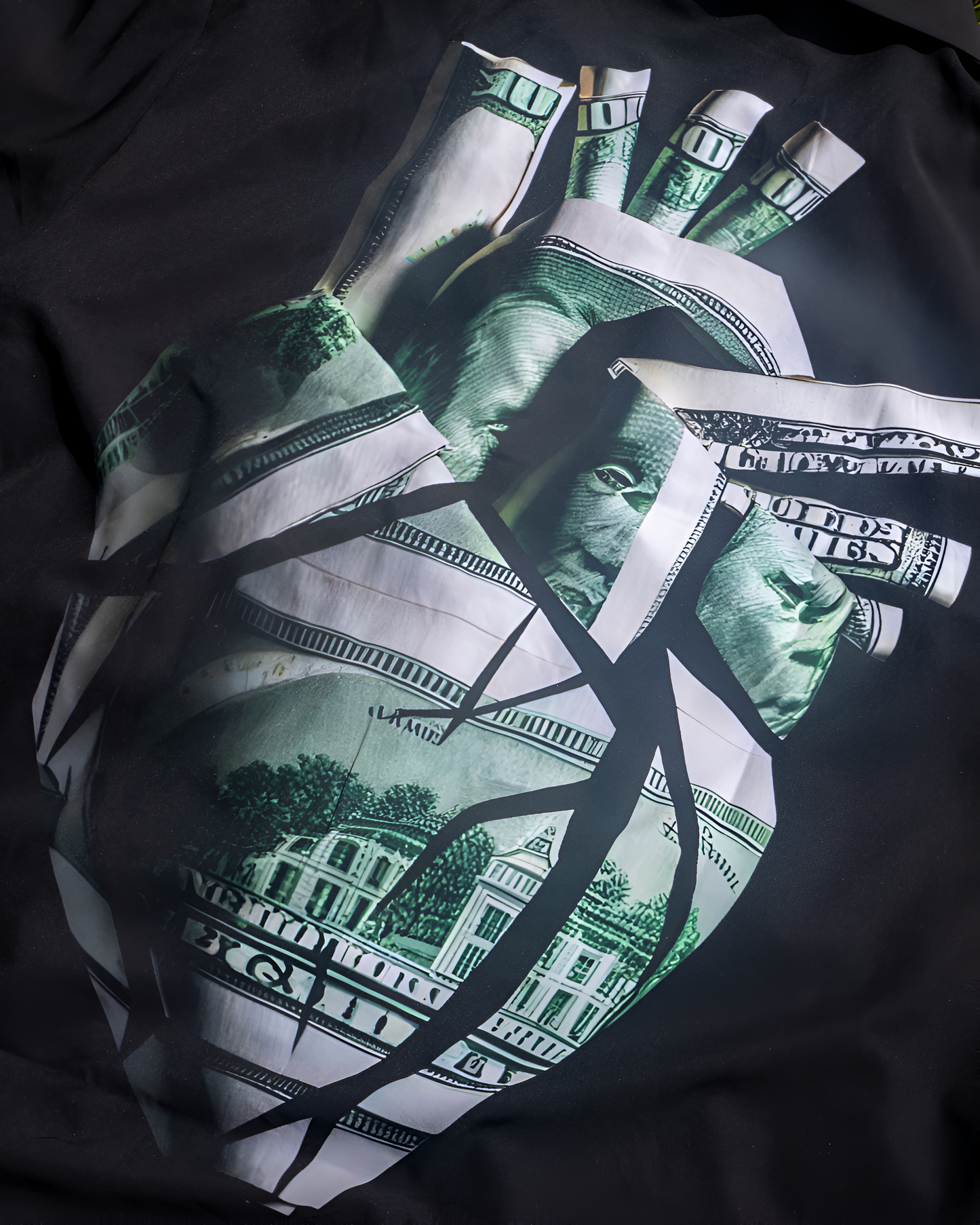 Heart full of money Button up shirt