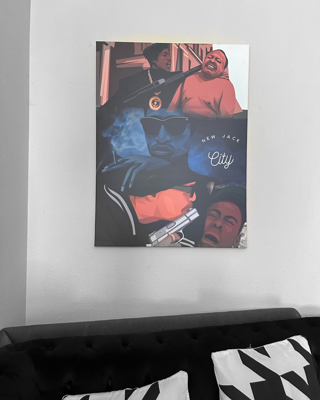 New Jack city - Canvas Print size 40x30 inches