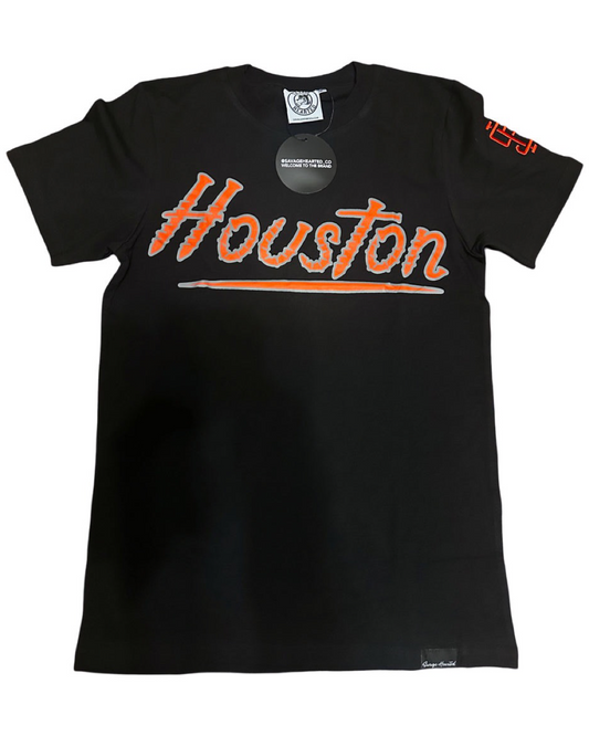 Houston Premium Shirt Black, Gray & Red