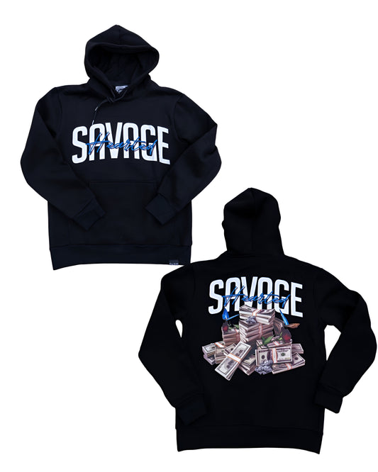 Savage hearted bold hoodie