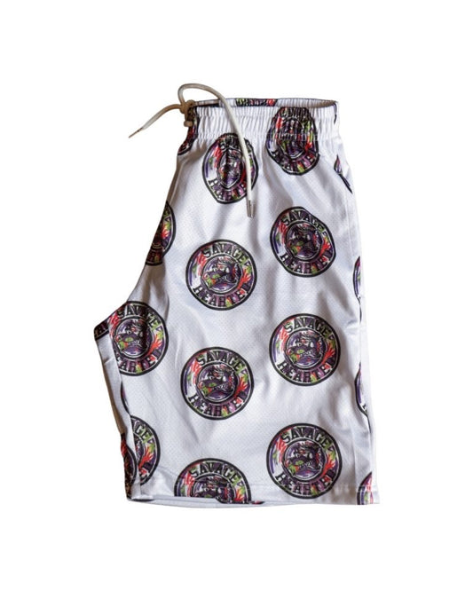 Canvas art Logo Mesh Shorts