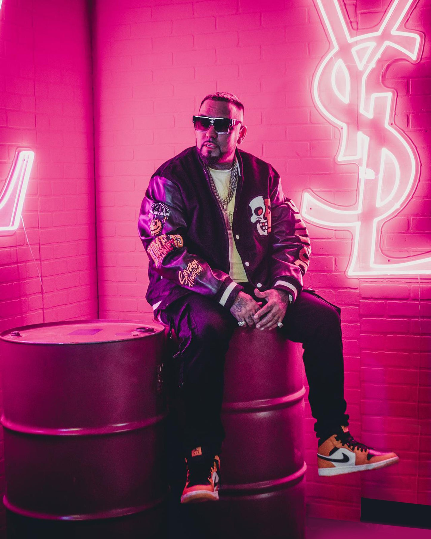 Grind Now Smile Later Varsity Jacket
