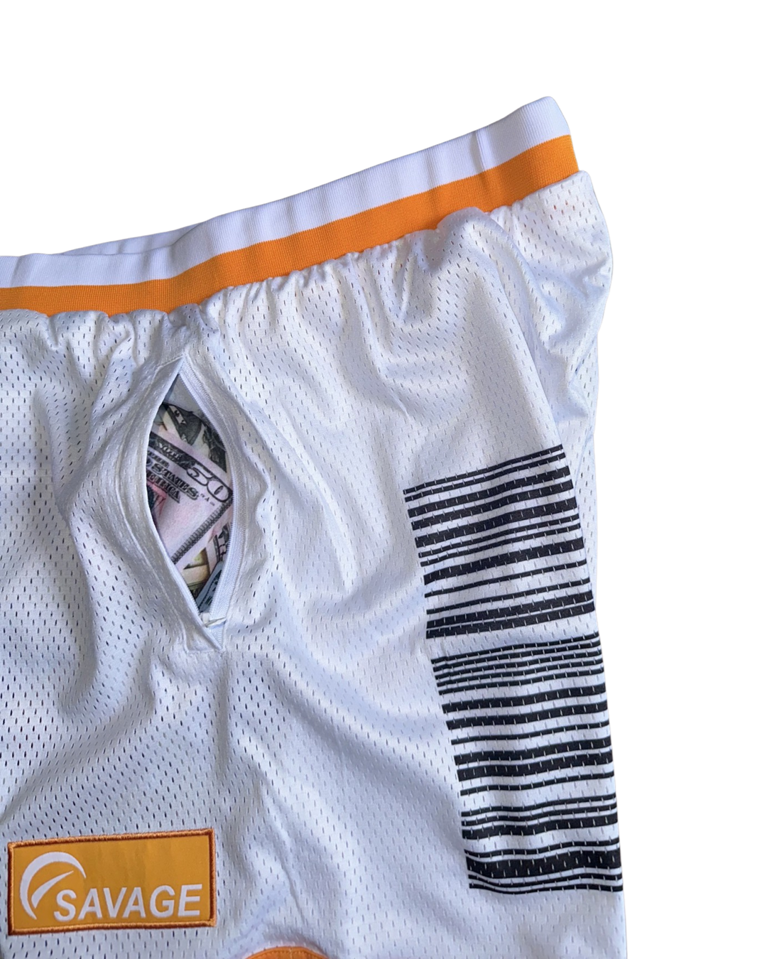Too Fresh White- Premium Mesh Shorts