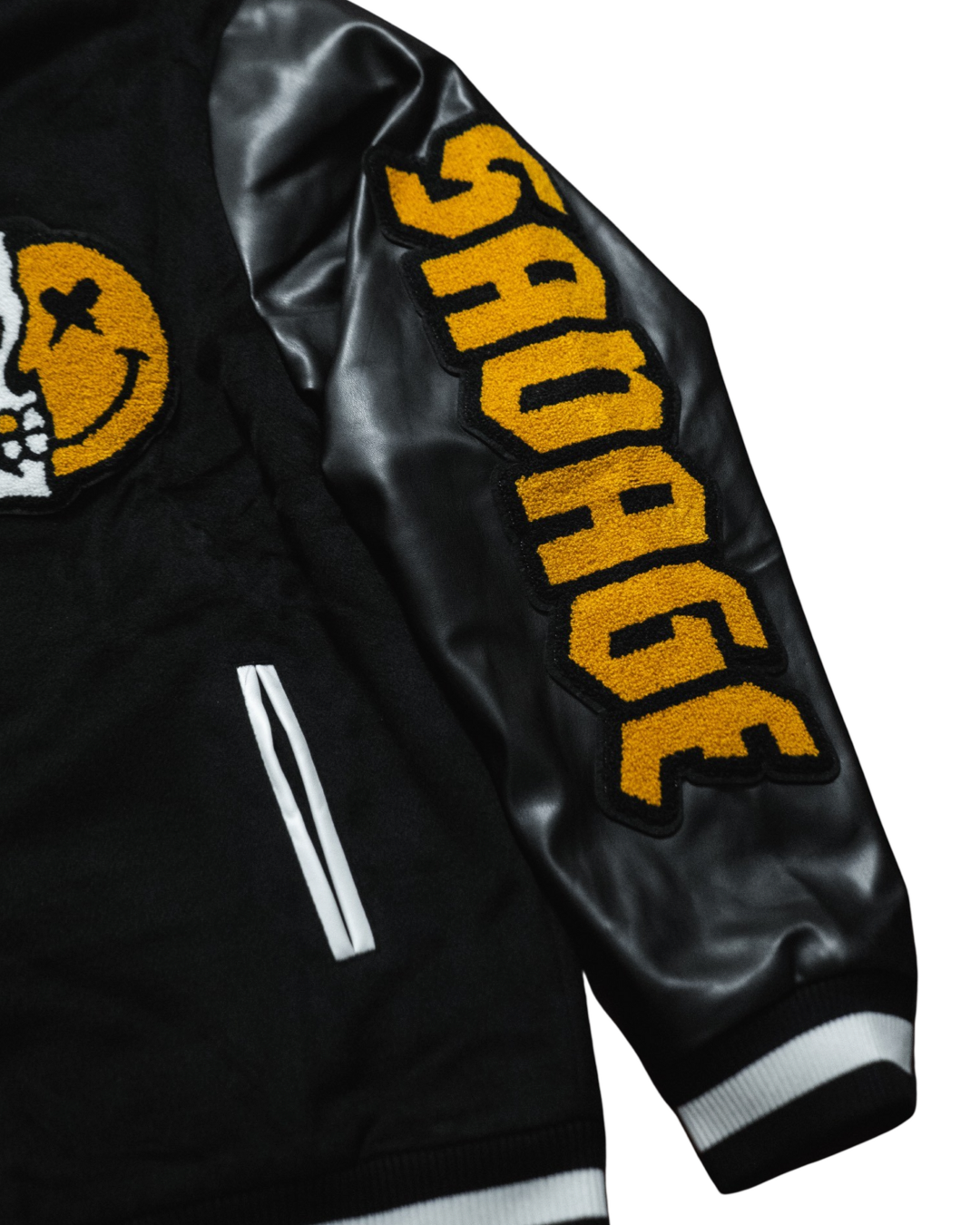 Grind Now Smile Later Varsity Jacket