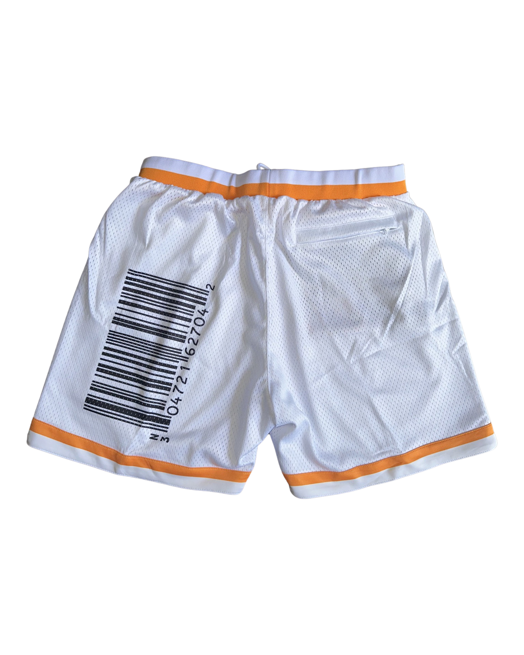 Too Fresh White- Premium Mesh Shorts