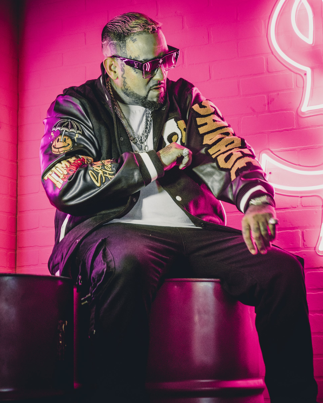 Grind Now Smile Later Varsity Jacket