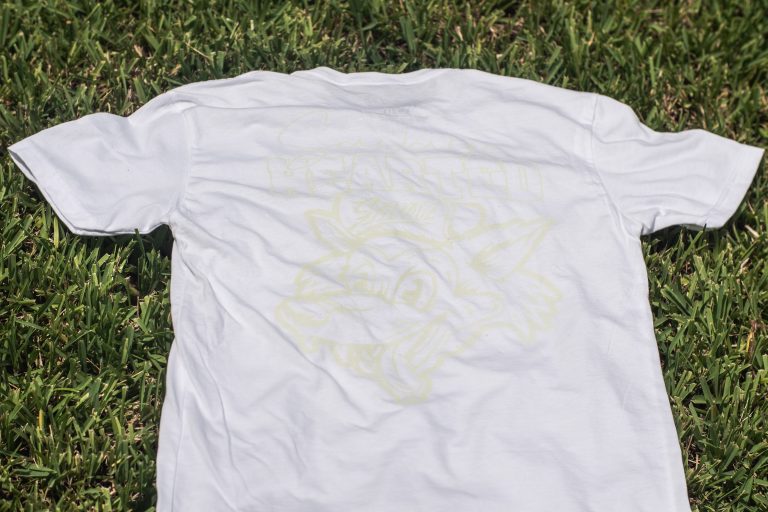 Savage Hearted Glow in the dark logo tee (White)
