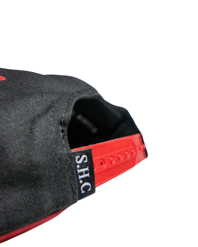 S.H.C Red & Blk -Snapback