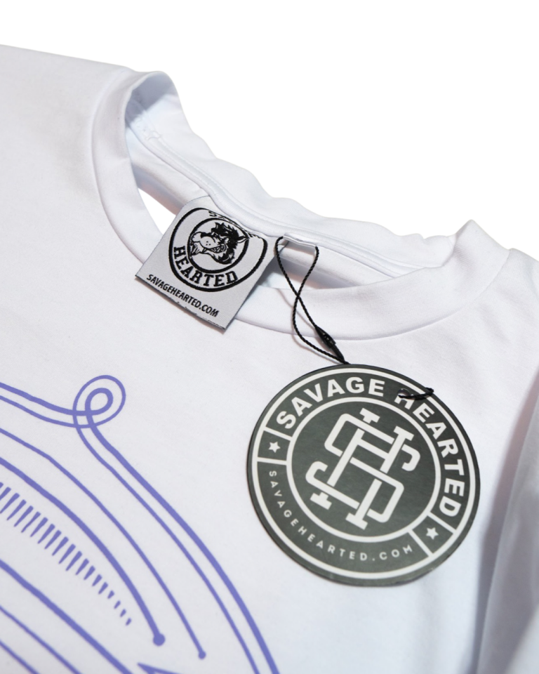 Stay humble Premium Shirt White & Blue