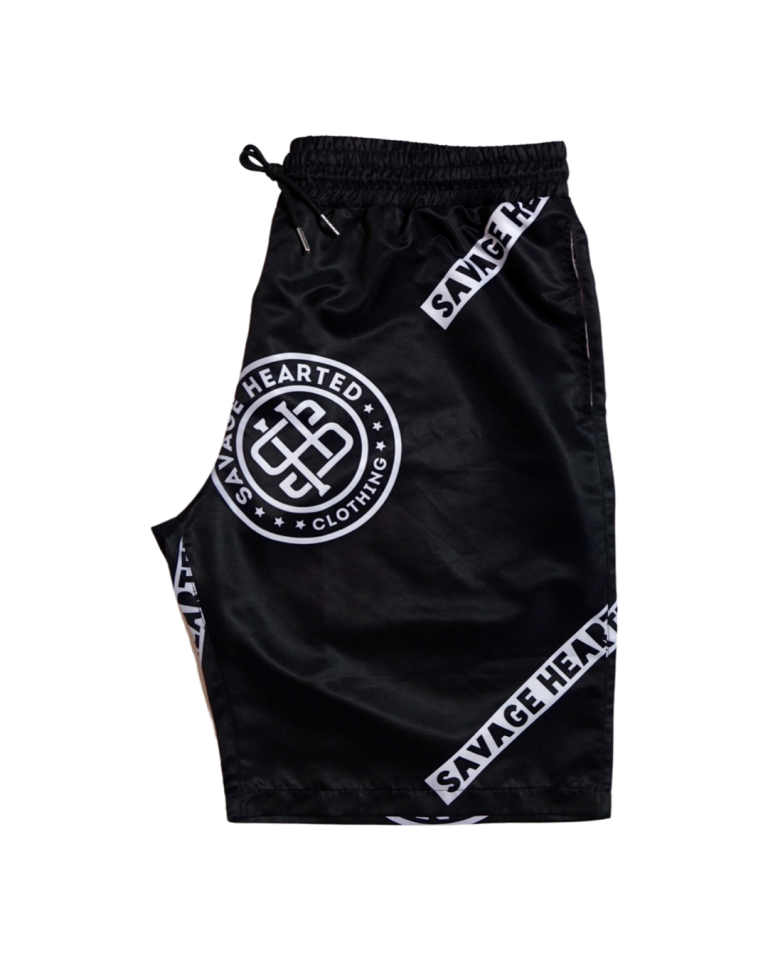 Logo Shorts Black & White