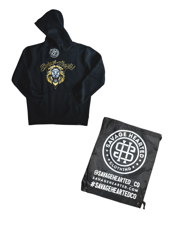 Embroidered Lion – Hoodie
