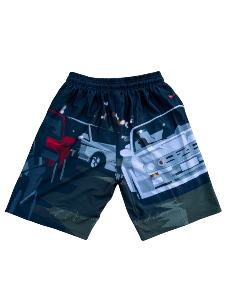 Pantalones cortos de malla Paid n Full art