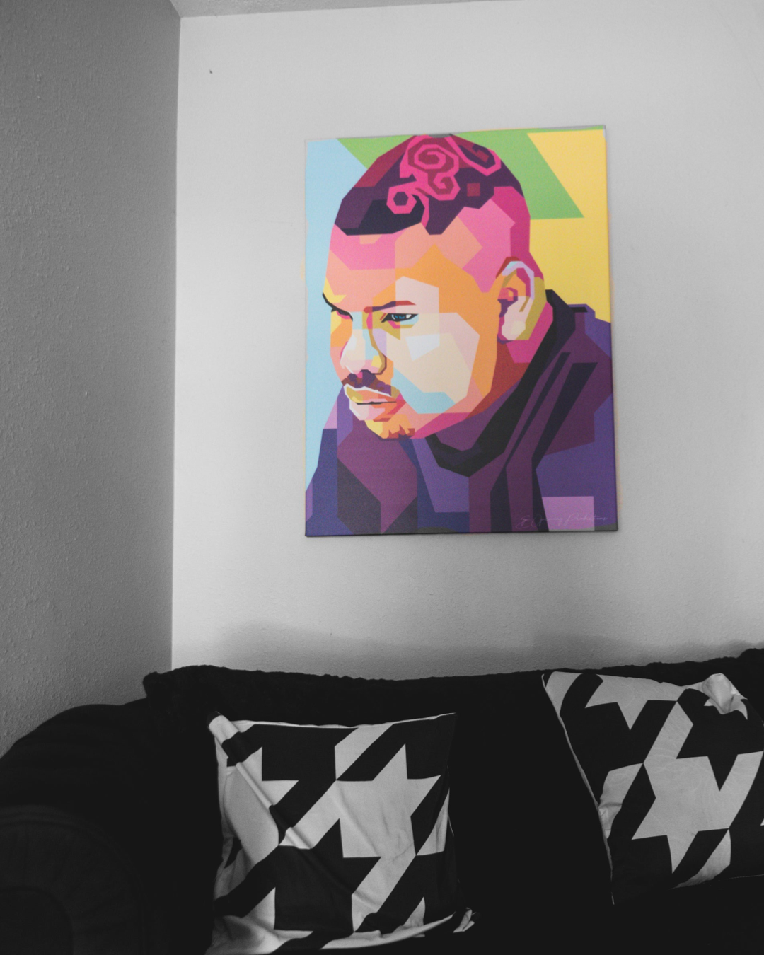 Dj Screw - Canvas Print size 40x30 inches