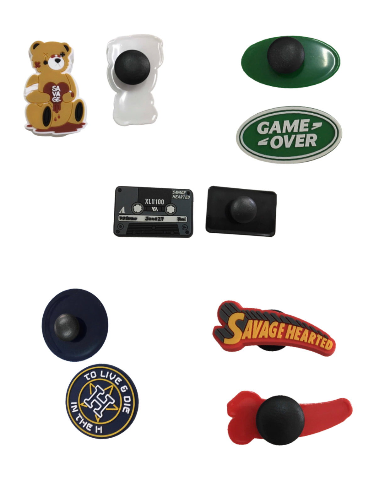 Croc pins package #3