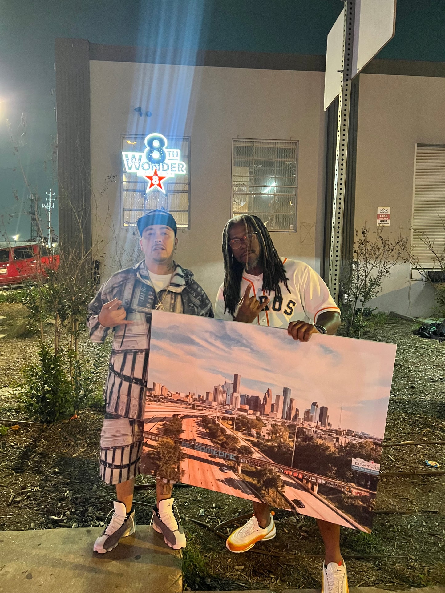 Houston, Tx Skyline - Canvas Print size 30x40  inches