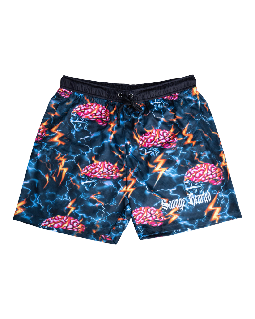 Savage Brain light mesh shorts