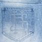 Savage hearted Rhinestone Blue Jean shorts