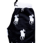 Po up Shorts White & Black
