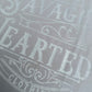 Savage Hearted Tank Top -gray with reflective ink