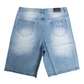 Savage hearted Rhinestone Blue Jean shorts