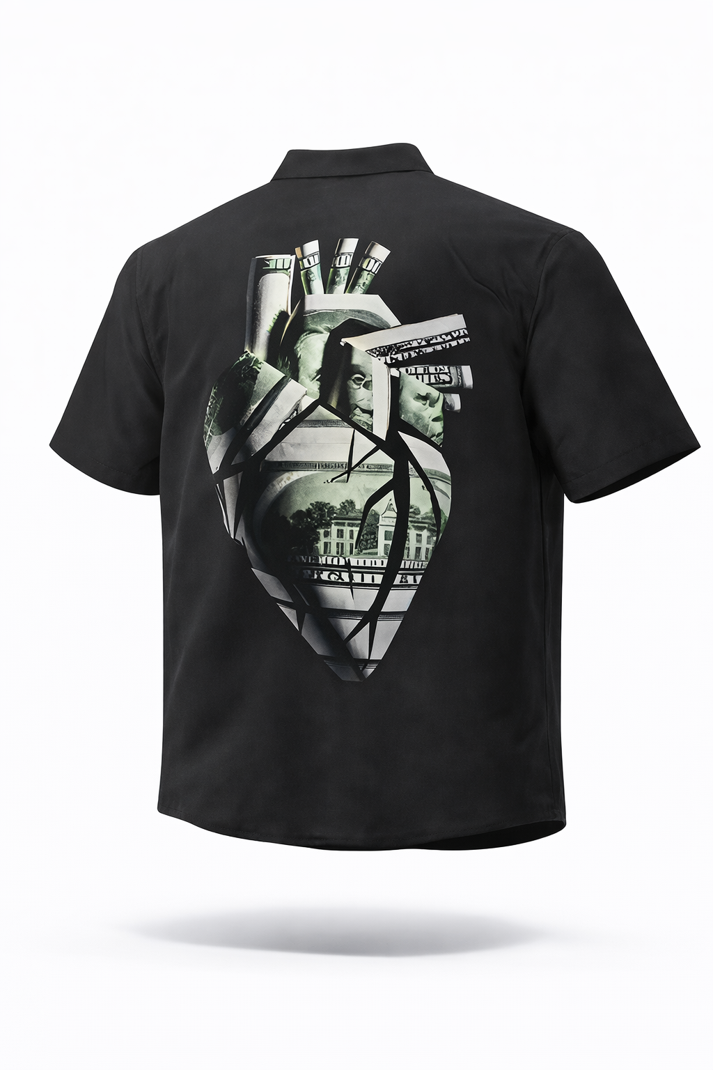 Heart full of money Button up shirt