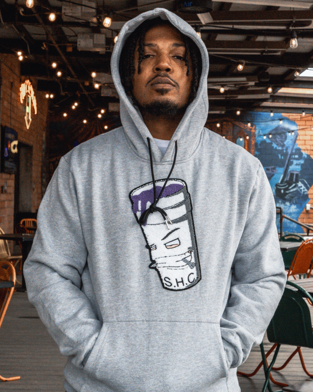 Double Cup Chenille Hoodie