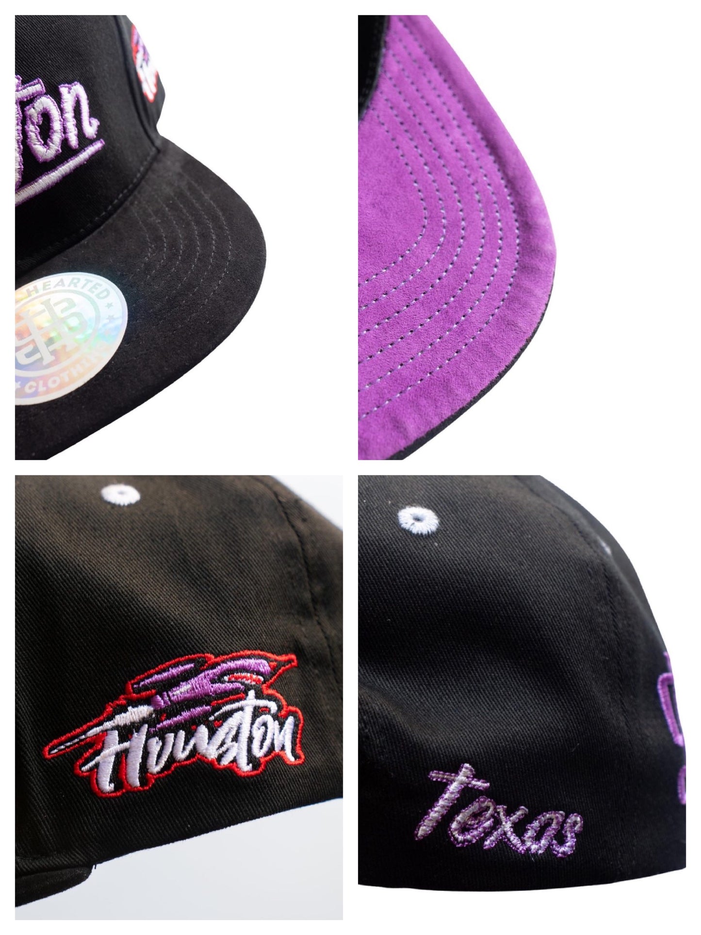 Houston screws black Combo Set Shirt & Snapback