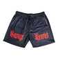 Savage Bloodline light mesh shorts (above knee)