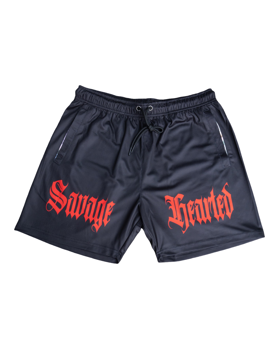 Savage Bloodline light mesh shorts (above knee)