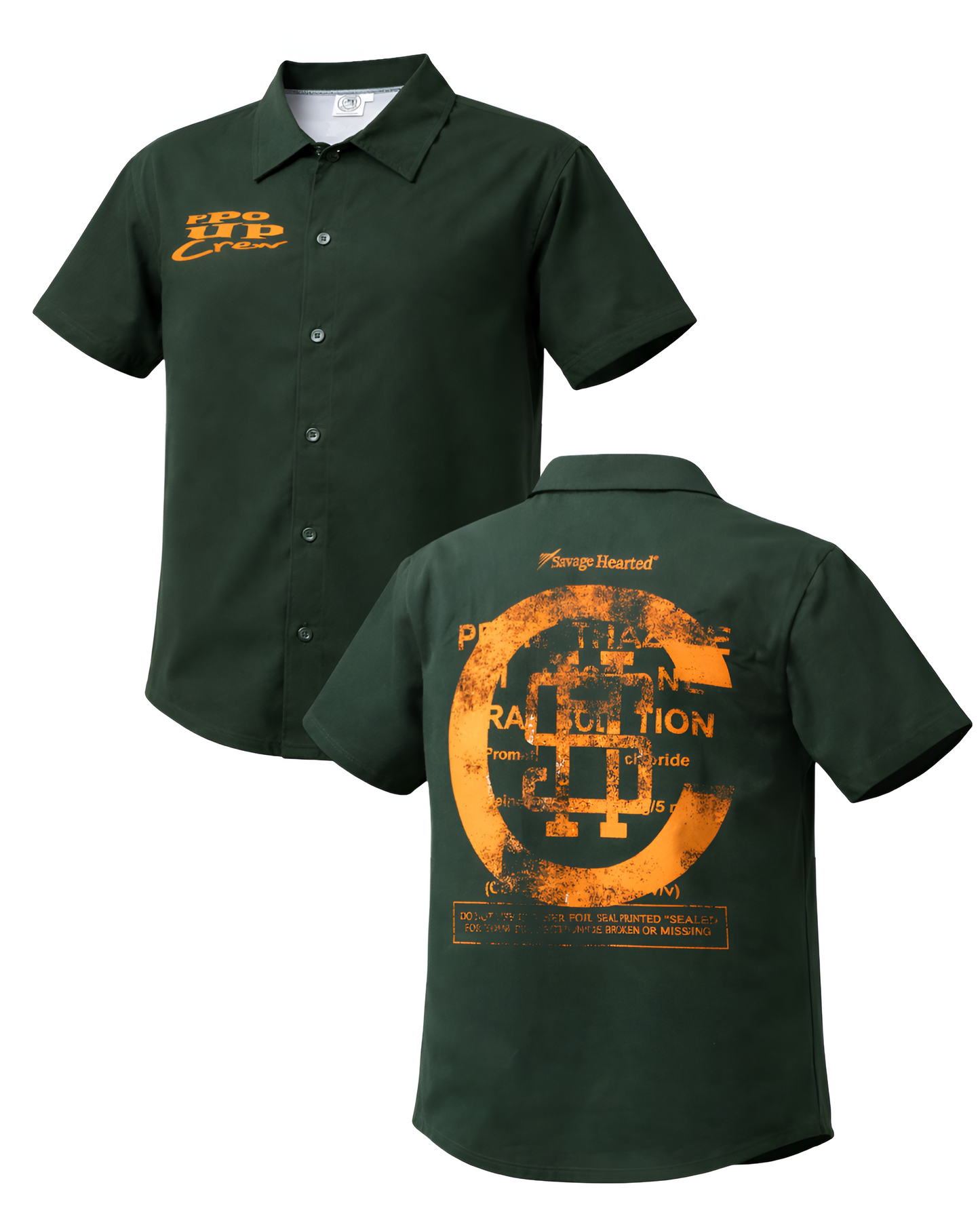 Po up crew Button up shirt