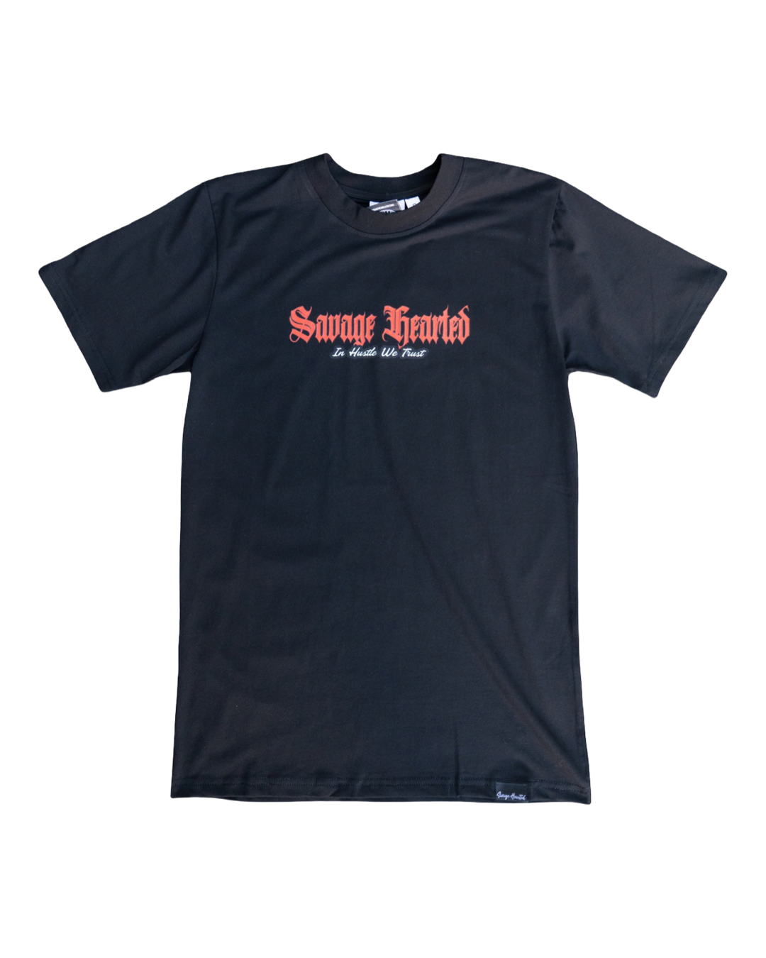 In Hustle we trust Premium Shirt Red & Blk