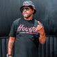 Houston Premium Shirt Black, Gray & Red