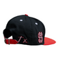 Texas screws Black & Red Snapback hat