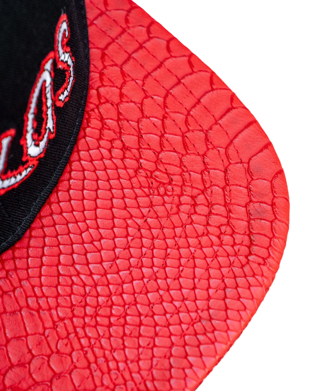 Texas screws Black & Red Snapback hat