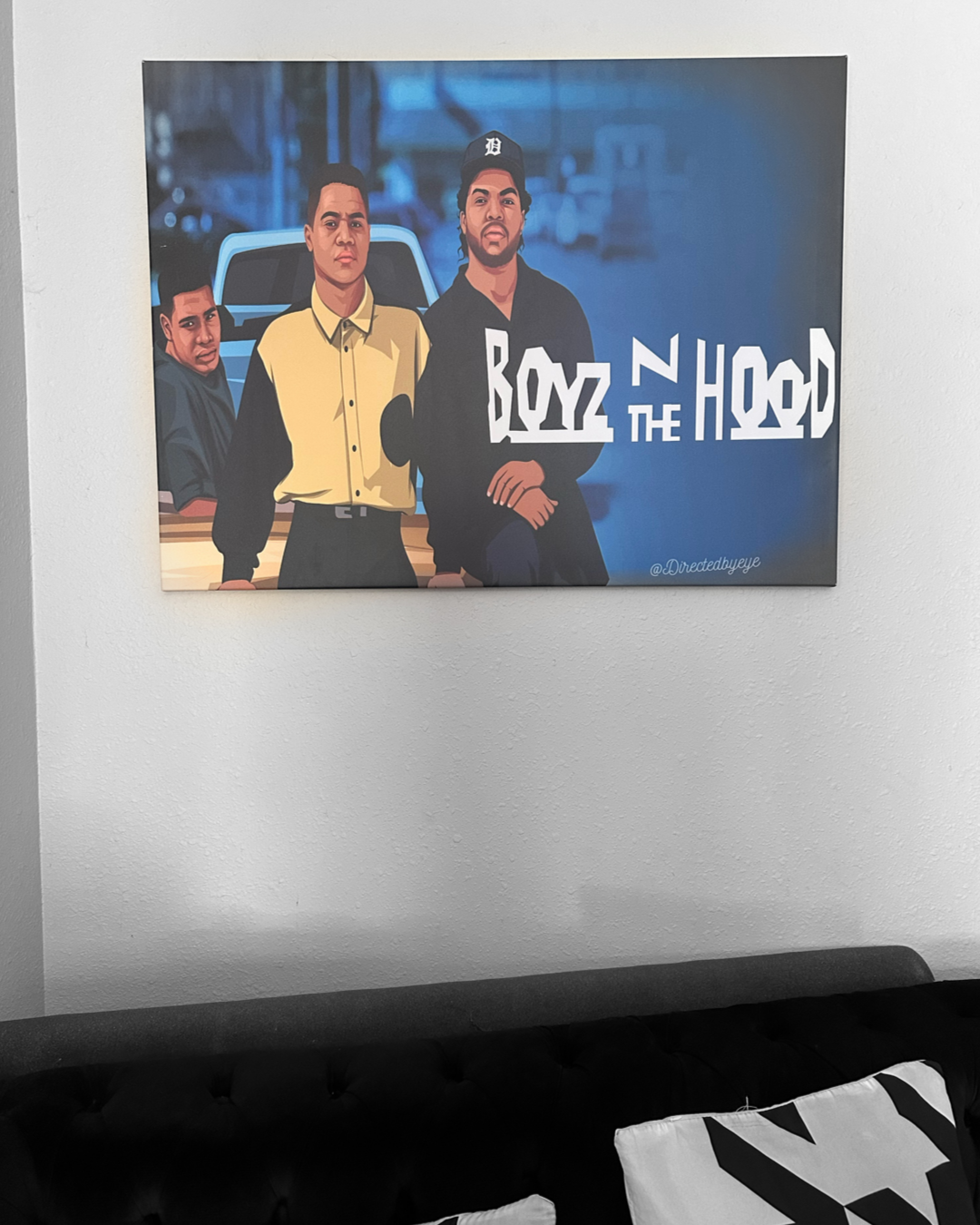 Boyz in the hood - Canvas Print size 30x40 inches