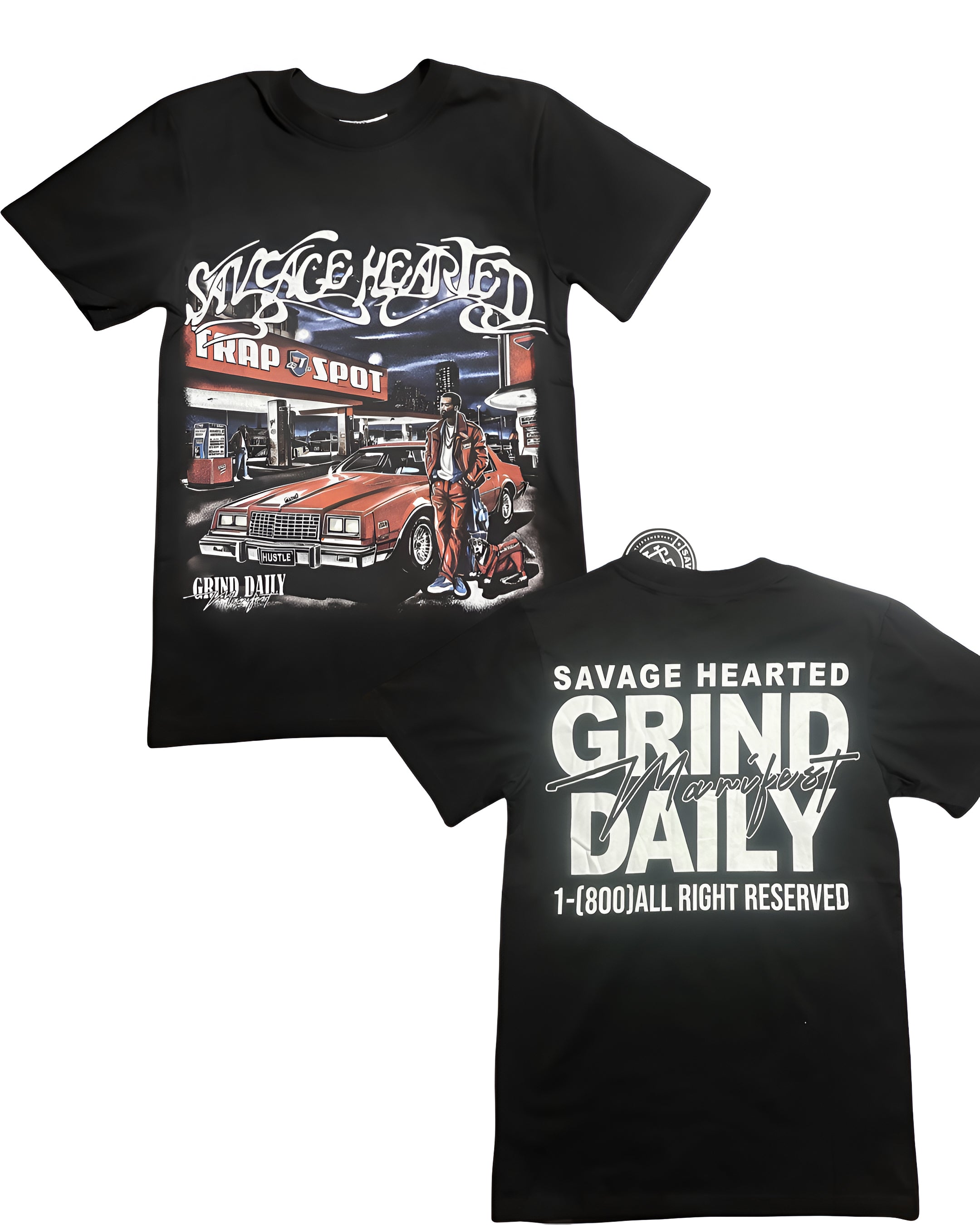 Grind daily premium shirt – Savage Hearted Clothing