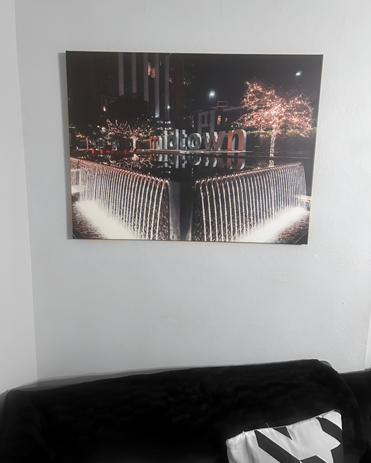 Houston Midtown - Canvas Print 40x30 inches