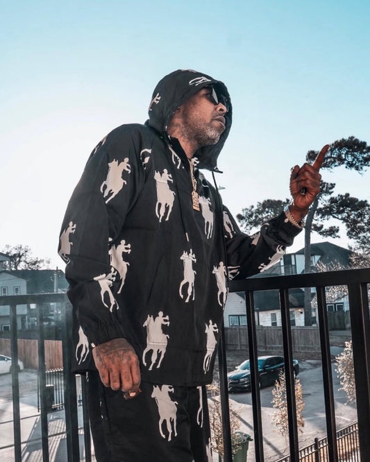 Po up pullover windbreaker