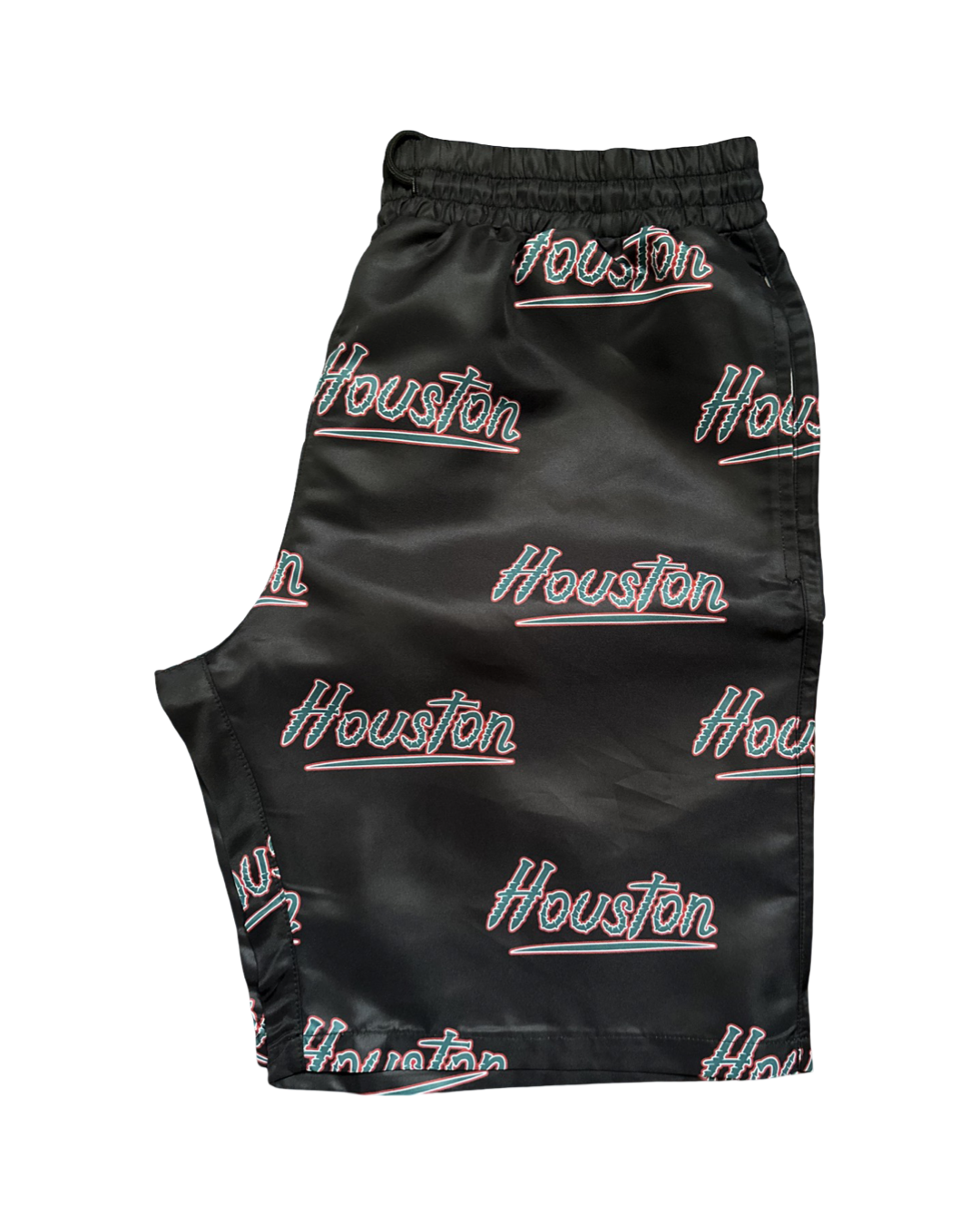 Houston Screws Shorts Green,  White & red