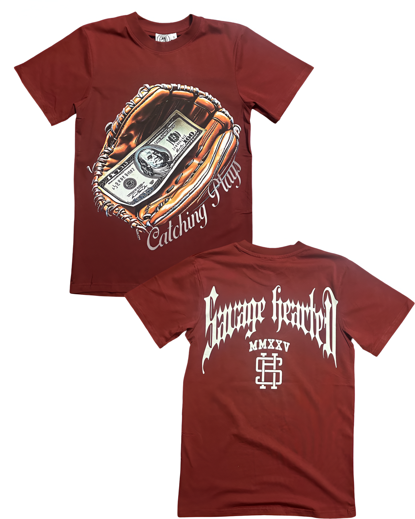 Catching plays premium shirt  (burgundy)