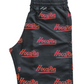 Houston Screws Shorts combo Black Red & Gray with bucket hat