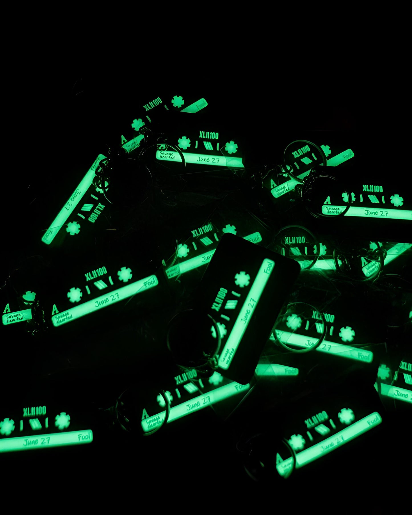 Savage Hearted Screw tape glow in the dark (Keychain)