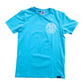 Savage Hearted – Capri Blue Glow in the Dark Premium Logo T Shirt