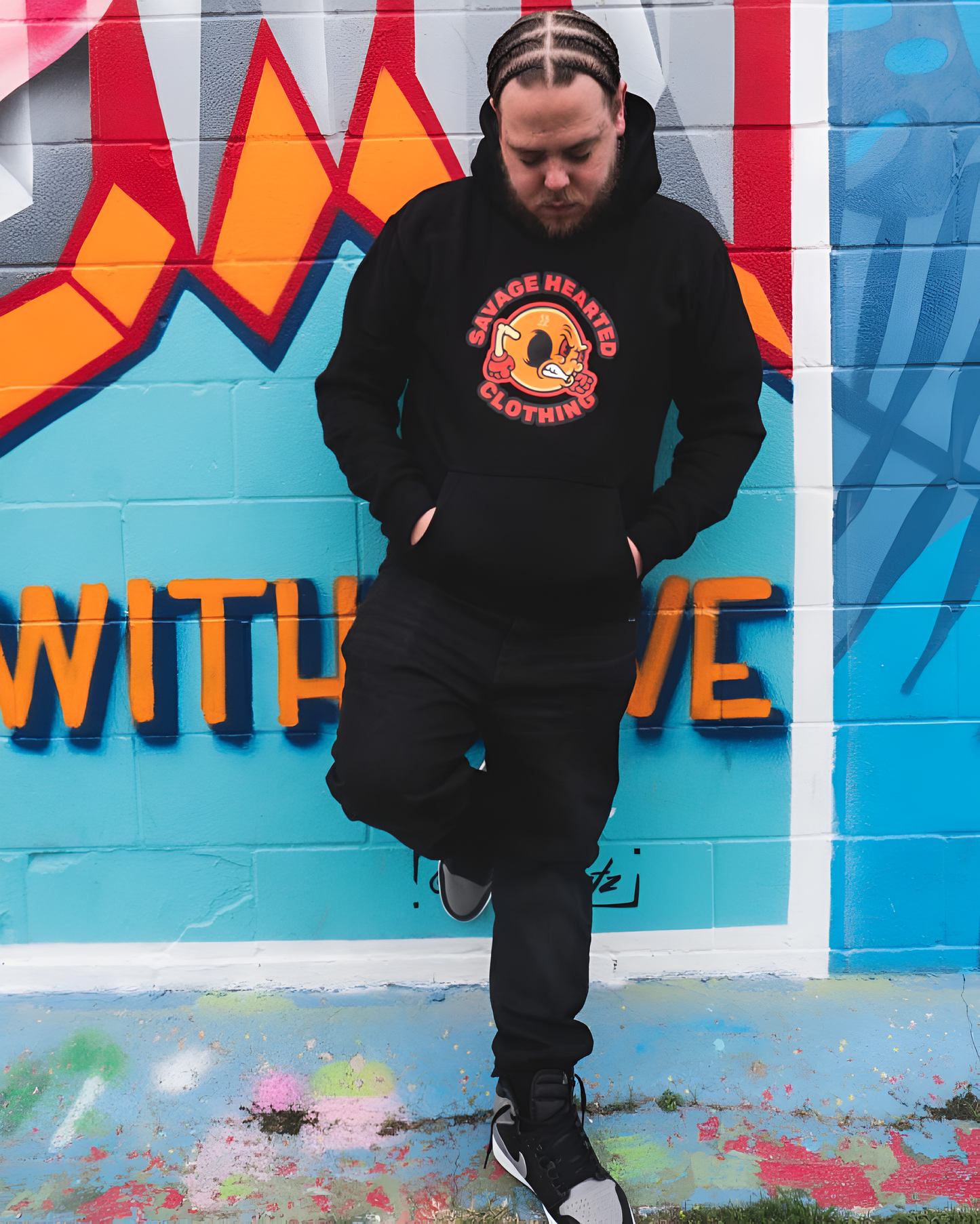 Sudadera con capucha Savage Hearted Fireball