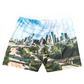 Houston skyline light mesh shorts (above knee)