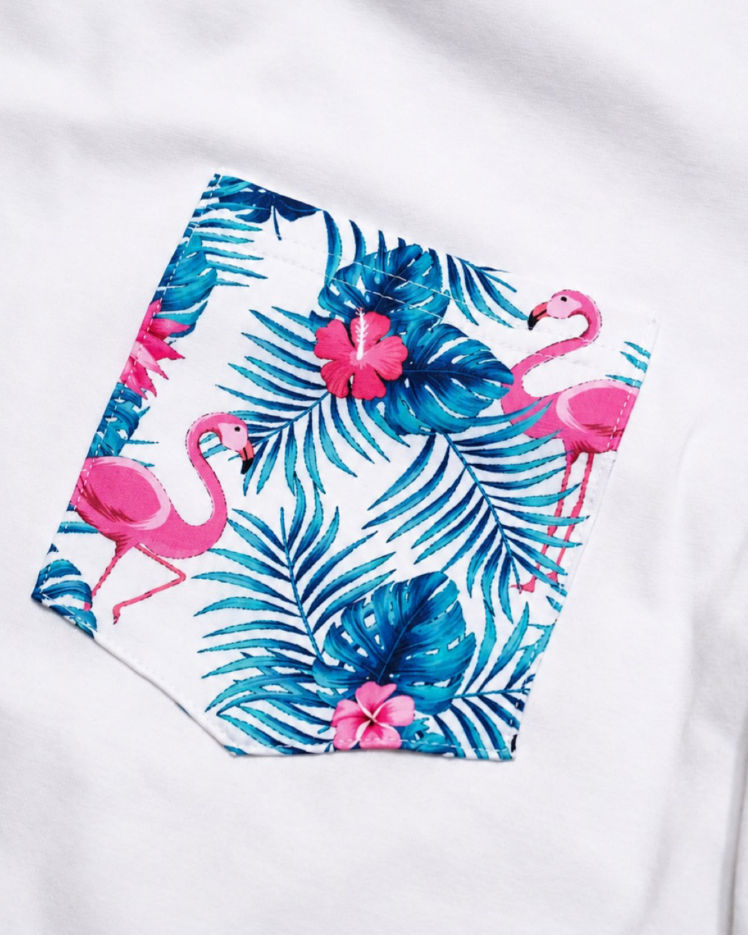 Miami Vibez 2 Pocket Premium Shirt (white)