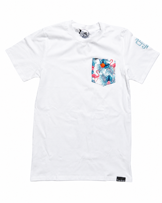 Miami Vibez 2 Pocket Premium Shirt (white)