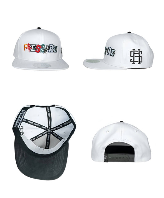 Gorra snapback a presión