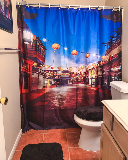 China Town Shower Curtain LA