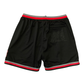 Houston - Premium mesh Shorts Blk, gray & Red double layer